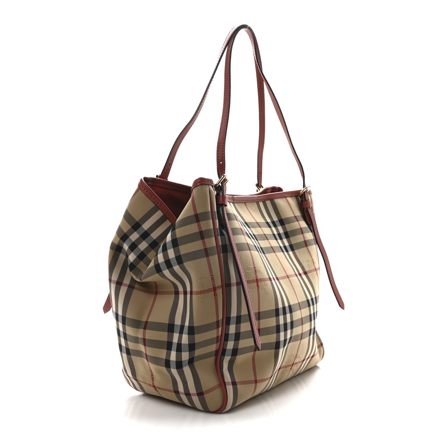 Burberry Horseferry Check Small Canterbury Tote Antique Rose 3 of 11