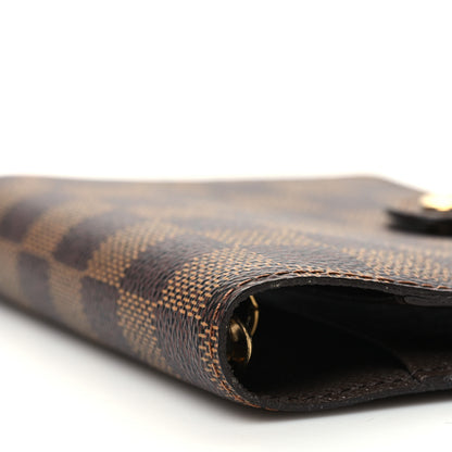 Louis Vuitton Damier Ebene Small Ring Agenda Cover 8 of 9
