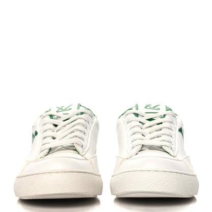 Louis Vuitton Calfskin Womens Charlie Sneaker 38 White Green 3 of 9