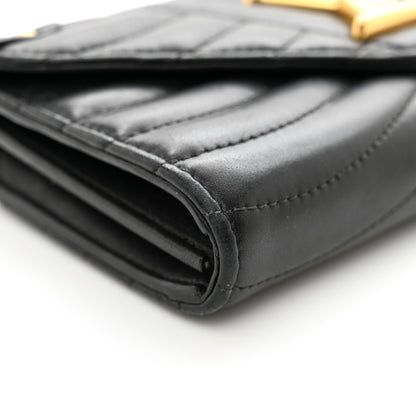 Louis Vuitton Calfskin New Wave Long Wallet Black 10 of 10