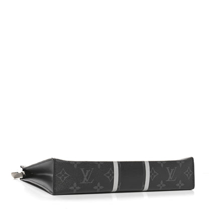 Louis Vuitton X FUJIWARA Monogram Eclipse Flash Pochette Voyage MM 4 of 9