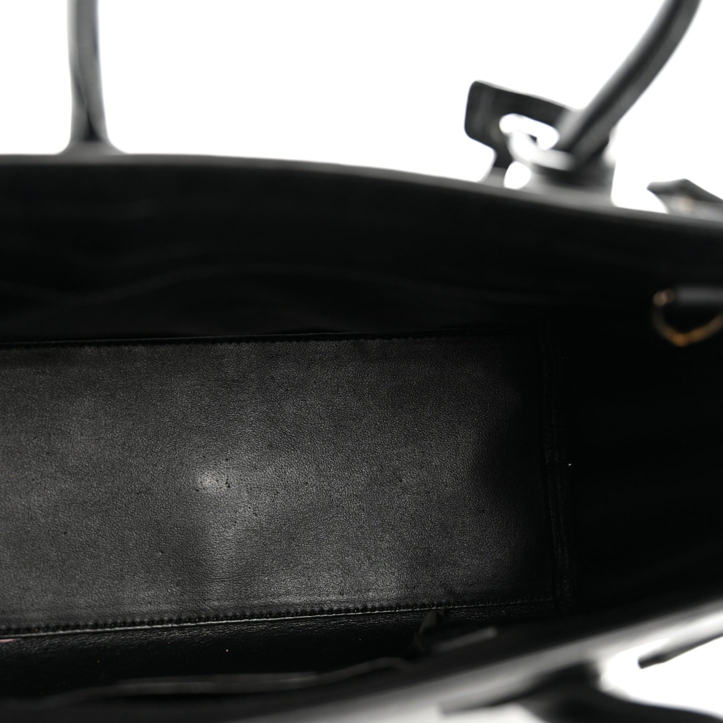 Calfskin Crocodile Embossed Baby Sac De Jour Black