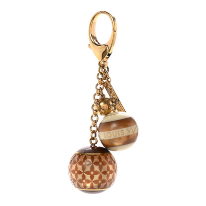 Louis Vuitton Mini Lin Croisette Bag Charm Beige 1 of 4