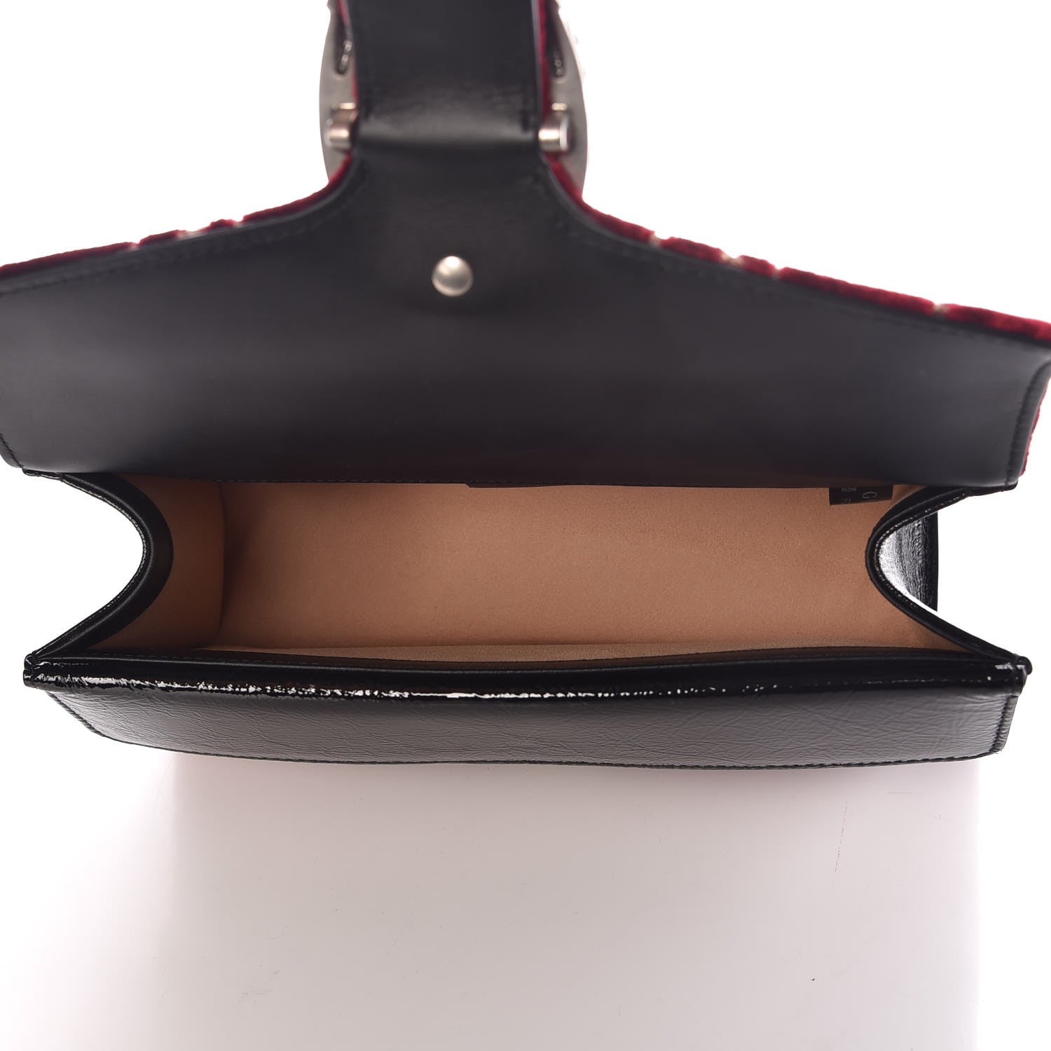 Gucci Velvet Skipper Crystal GG Monogram Small Dionysus Shoulder Bag Red Cipria Black Black Diamond 6 of 8