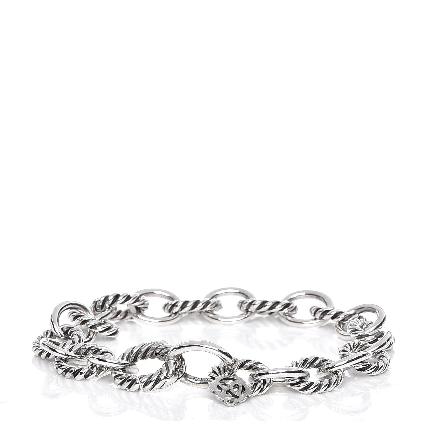 Sterling Silver 10mm Medium Oval Link Bracelet