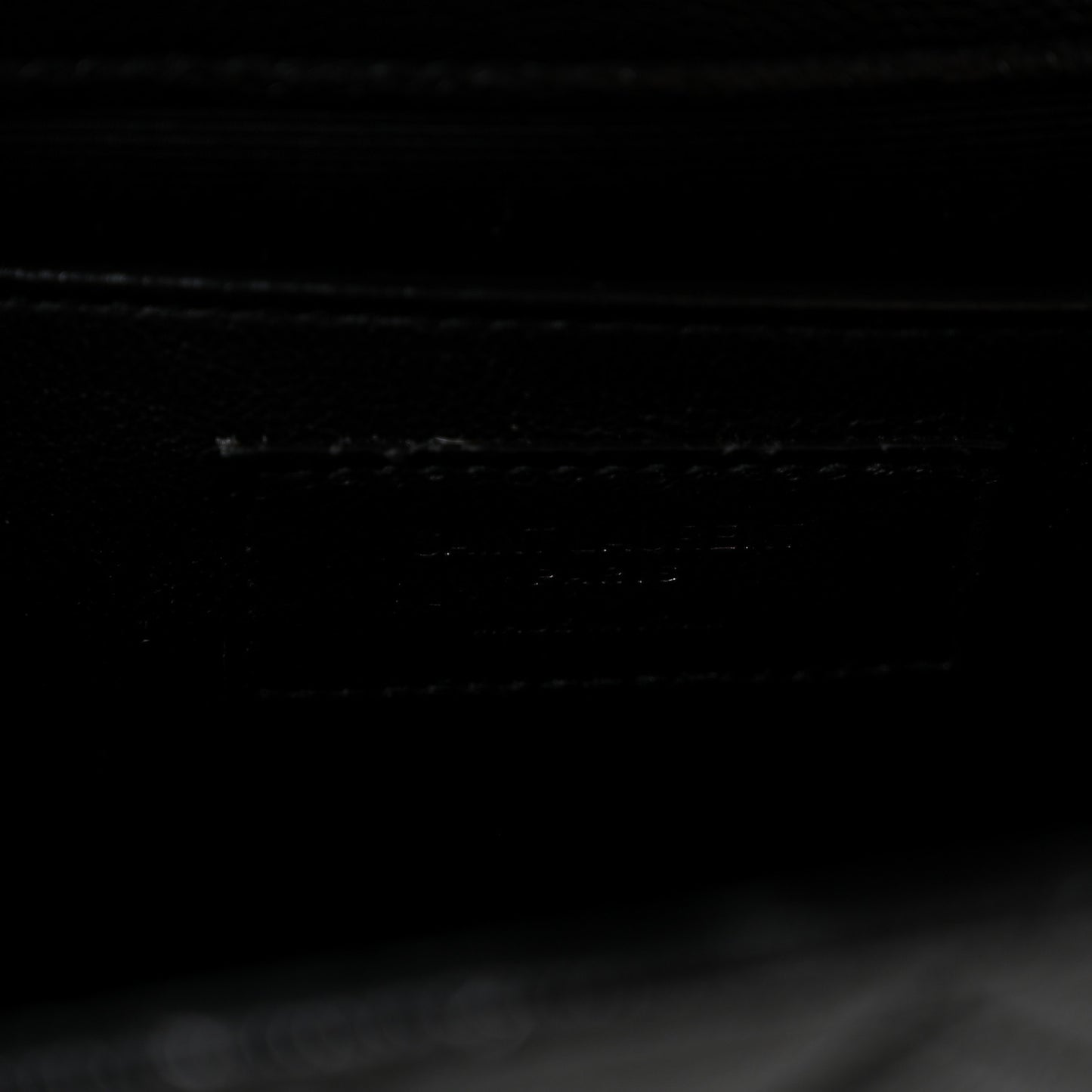 Grain De Poudre Textured Mixed Matelasse Triquilt Medium Monogram Monochrome Satchel Black