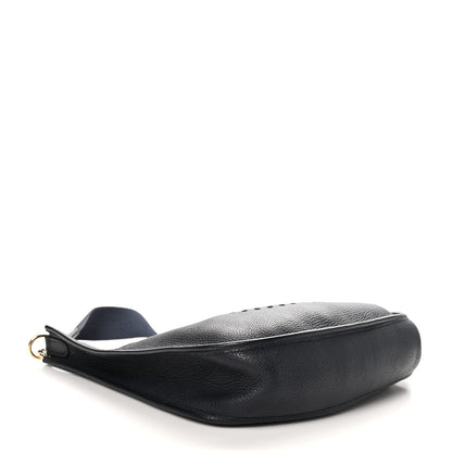 Hermes Taurillon Clemence Evelyne GM Bleu Indigo 4 of 10