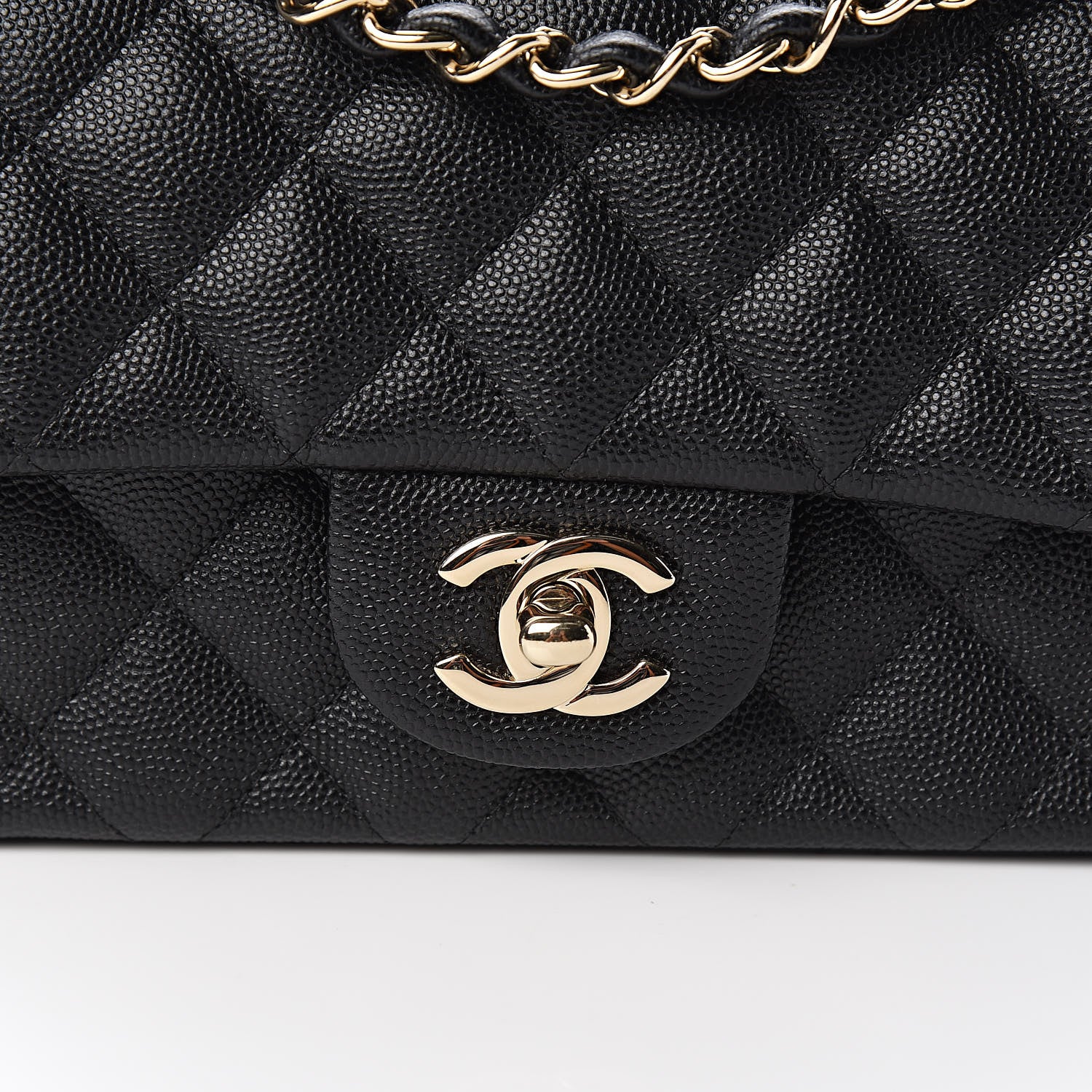 Chanel Caviar Quilted Mini Rectangular Flap Black 10 of 11