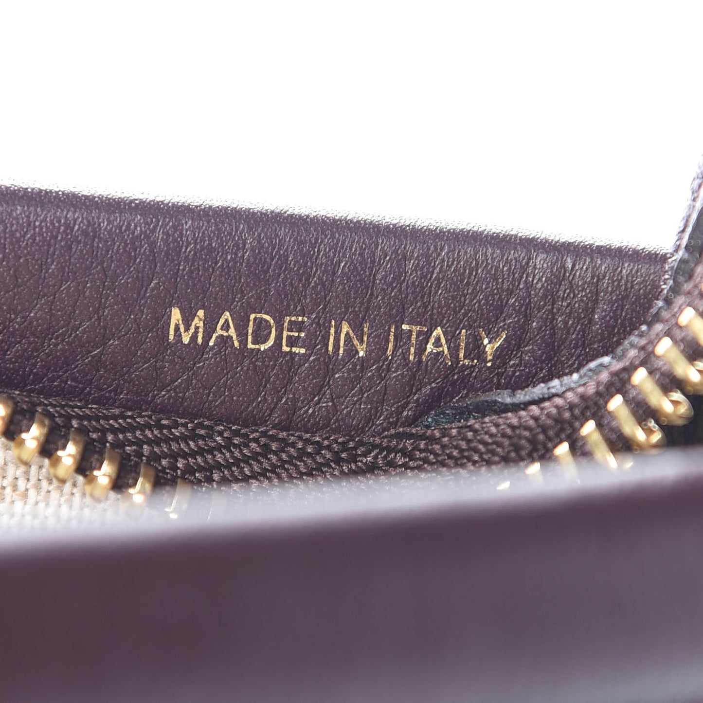 Pebbled Calfskin Zip Bucket Bag Eggplant
