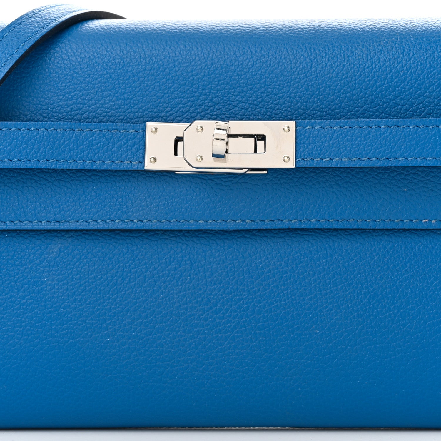 Hermes Evercolor Kelly To Go Wallet Bleu France 7 of 10