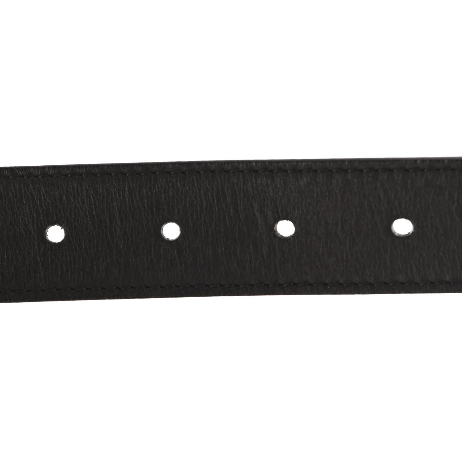 Gucci Moon Calfskin Double G 30mm Belt 90 36 Dark Cocoa 4 of 6