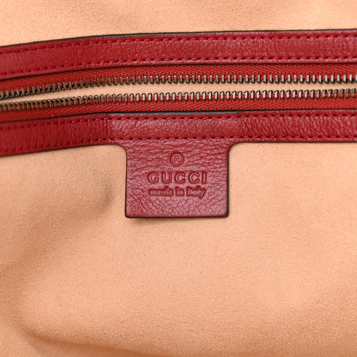 Calfskin Large Re(Belle) Top Handle Bag Red
