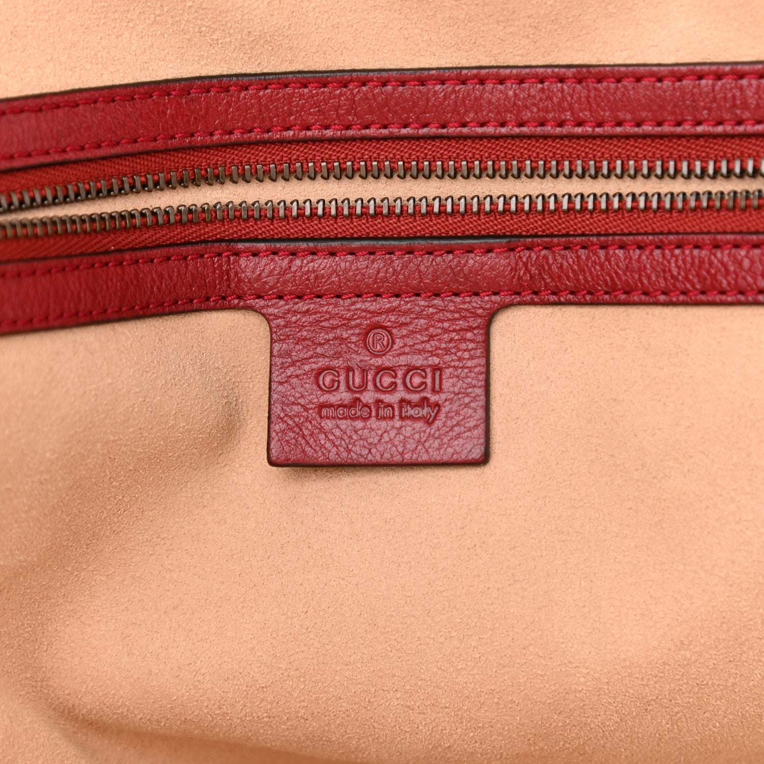 Gucci Calfskin Large Re(Belle) Top Handle Bag Red 5 of 12