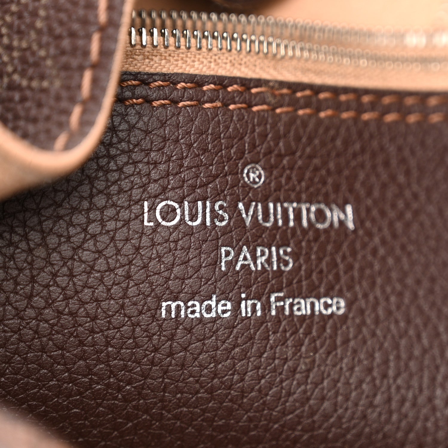 Louis Vuitton Mahina Carmel Hobo Chocolate 6 of 10