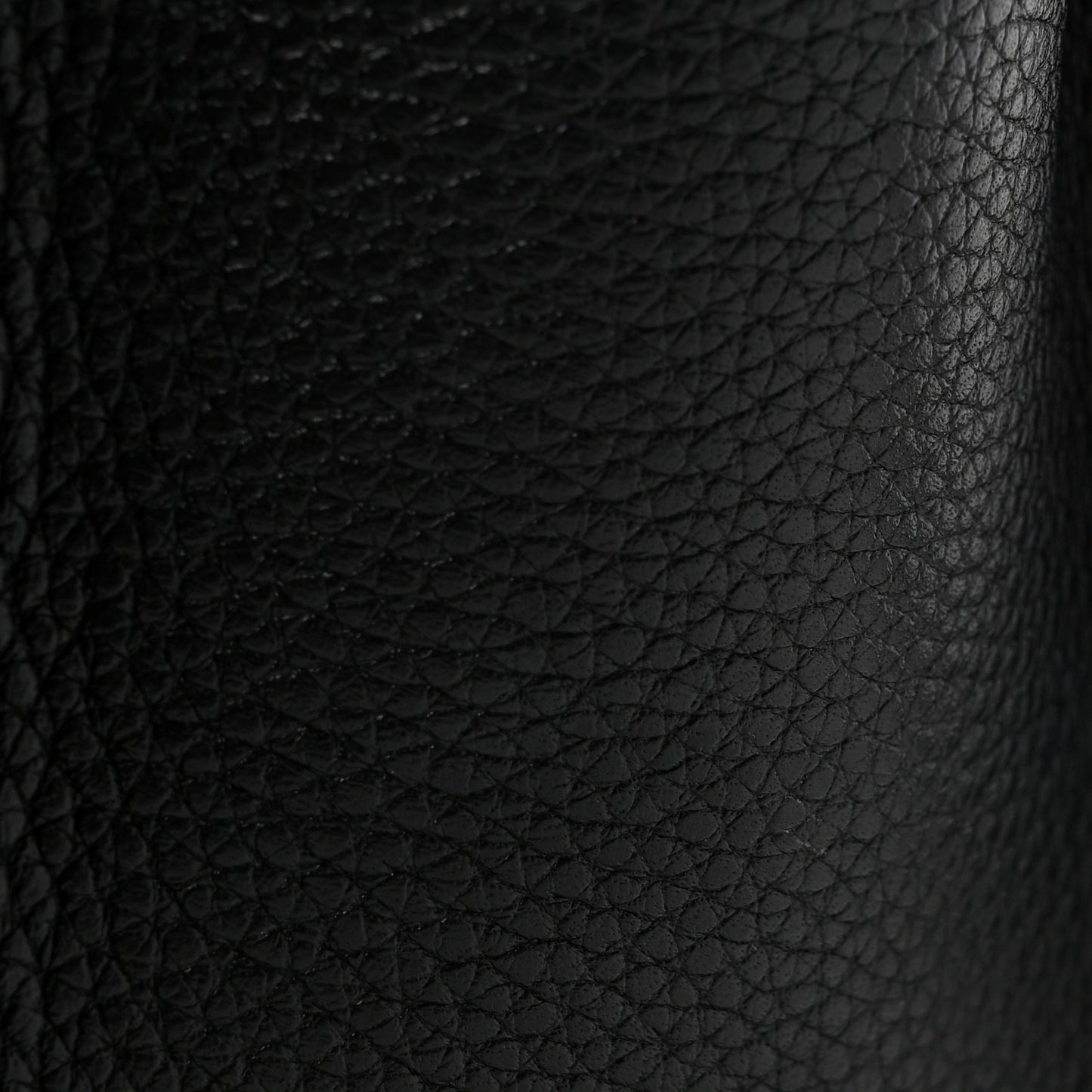 Drummed Calfskin Nano Luggage Black
