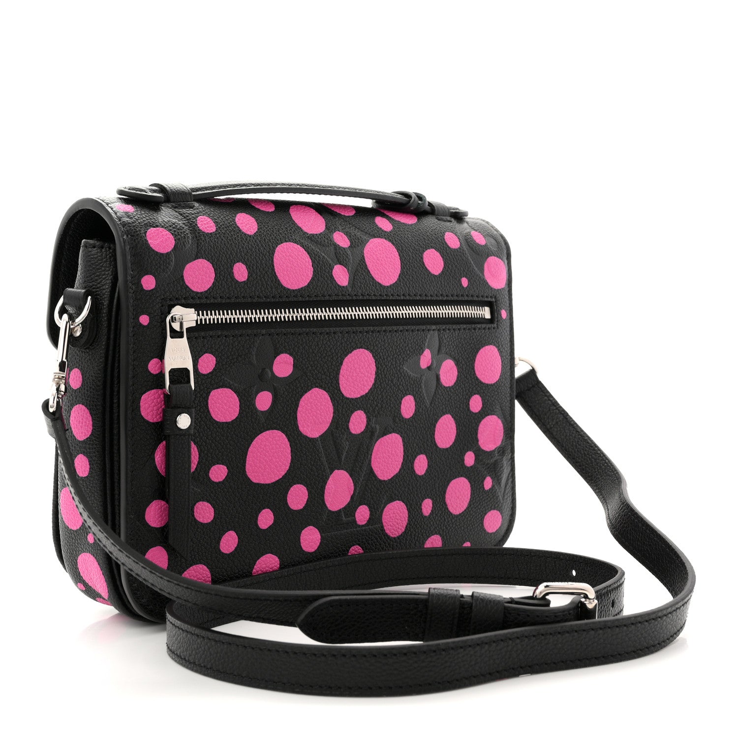 Louis Vuitton LV x YK Empreinte Monogram Giant Pochette Metis Black Fuchsia 3 of 10