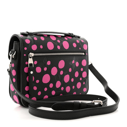 Louis Vuitton LV x YK Empreinte Monogram Giant Pochette Metis Black Fuchsia 3 of 10