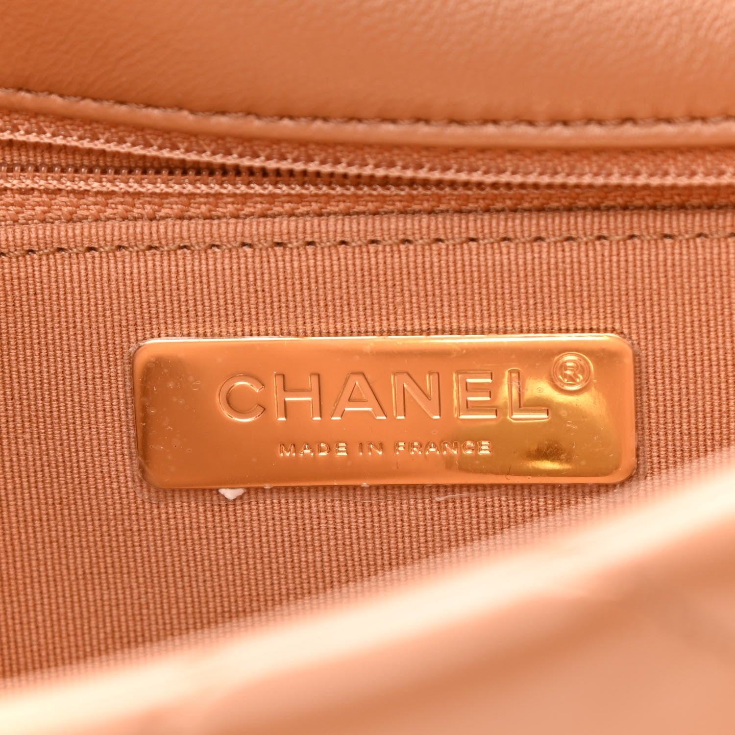 Chanel Lambskin Quilted Medium Chanel 19 Flap Brown 6 of 11