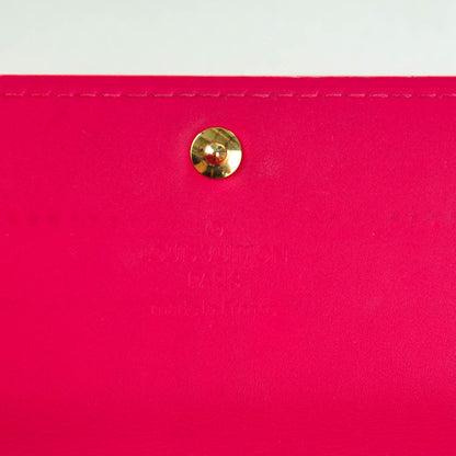 Louis Vuitton Vernis Sarah Wallet Rose Pop 5 of 9