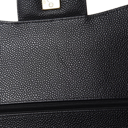 Chanel Caviar Quilted Jumbo Double Flap Black 11 of 11