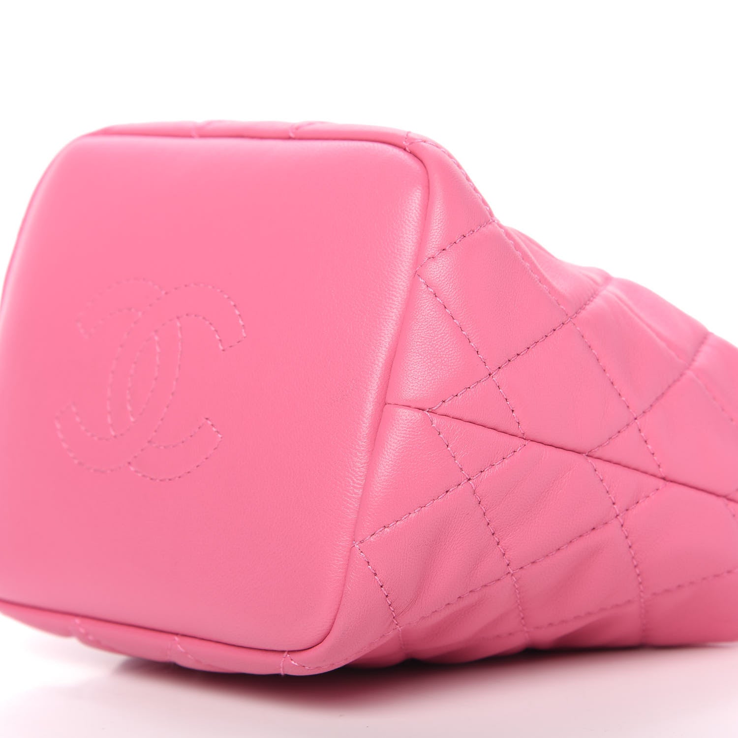 Chanel Lambskin Quilted Small Perfect Meeting Hobo Pink 7 of 9