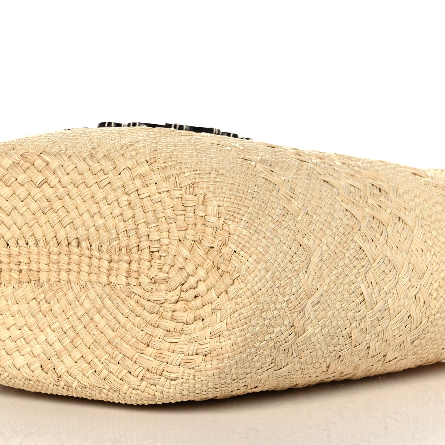 Loewe Iraca Palm Calfskin Medium Anagram Basket Bag Natural Tan 8 of 8