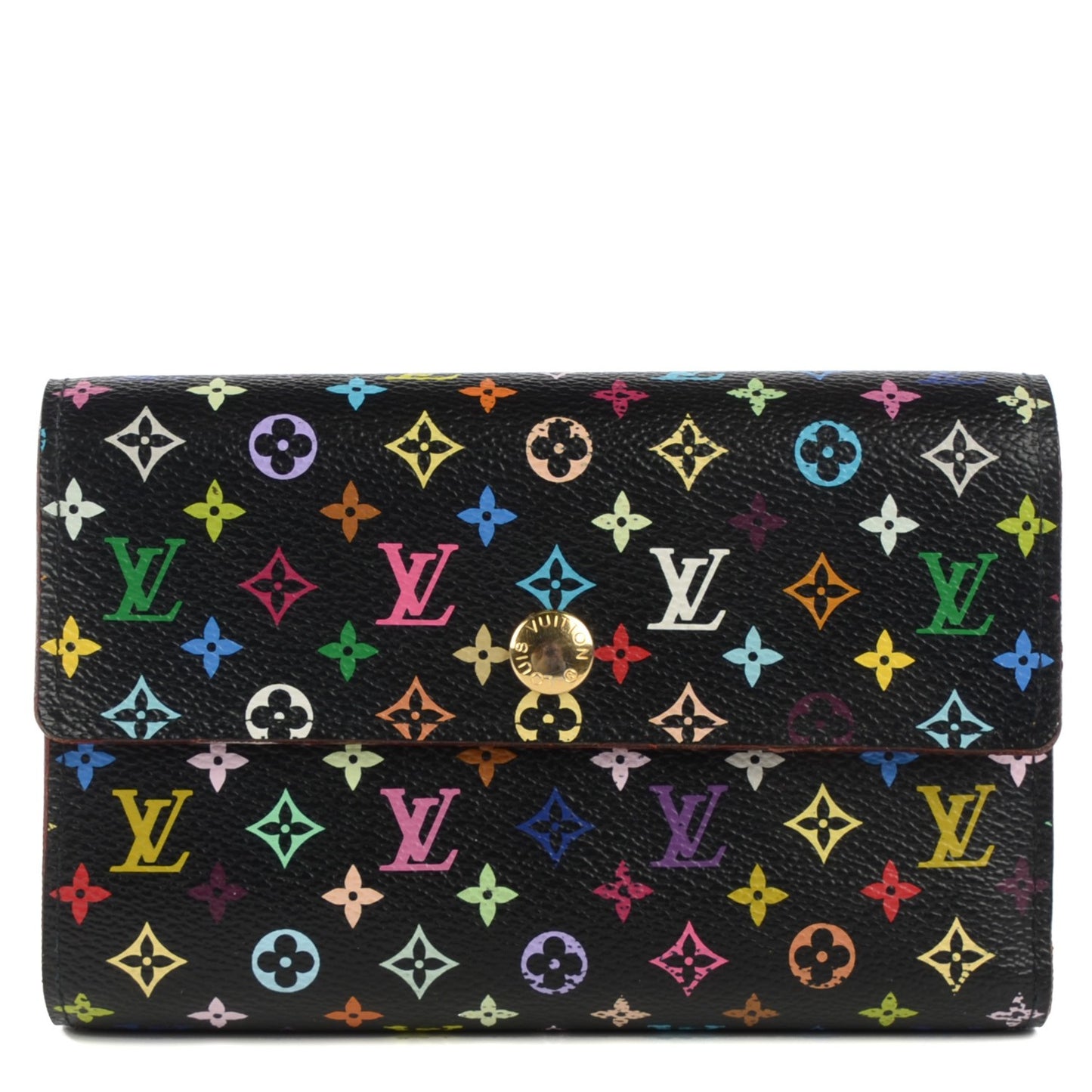 Monogram Multicolor Alexandra Wallet Black