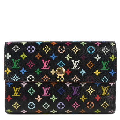 Louis Vuitton Monogram Multicolor Alexandra Wallet Black 1 of 7