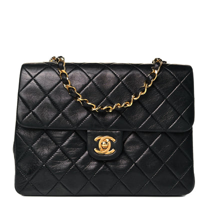 Chanel Lambskin Quilted Small Single Flap Black 1 of 8