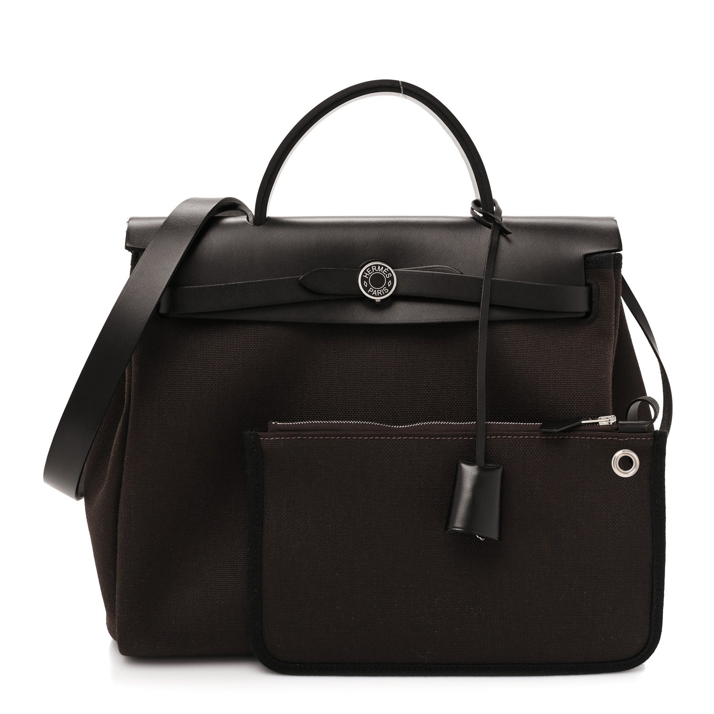 Military Toile Vache Hunter Herbag Zip Retourne 31 PM Black Ebene