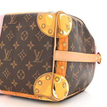Louis Vuitton Monogram Summer Trunks Speedy Bandouliere 30 10 of 11
