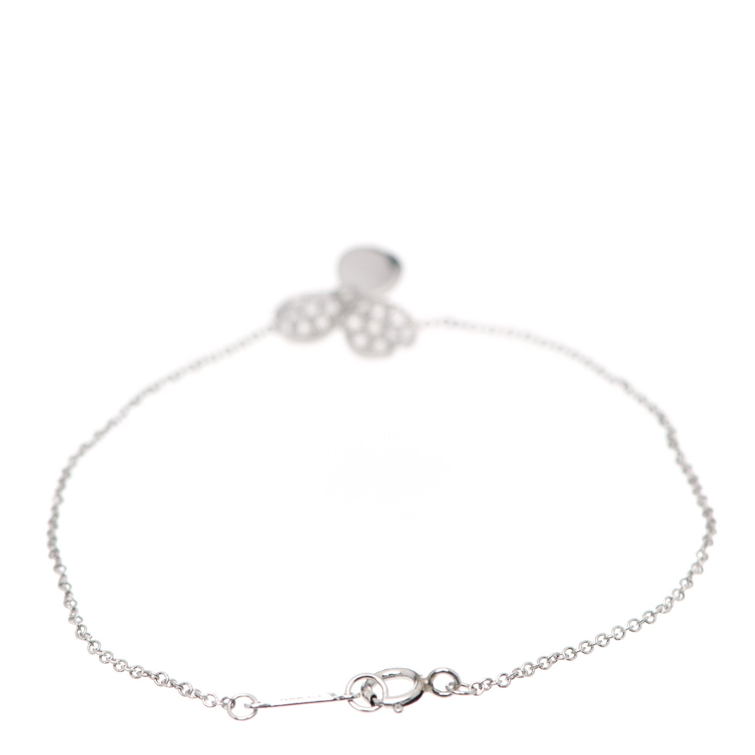 Tiffany Platinum Diamond Paper Flowers Bracelet 2 of 5