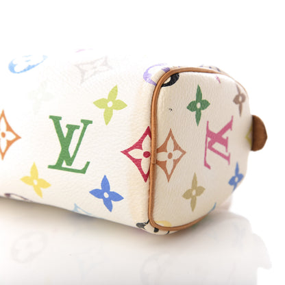 Louis Vuitton Monogram Multicolor Mini Sac HL Speedy White 6 of 8