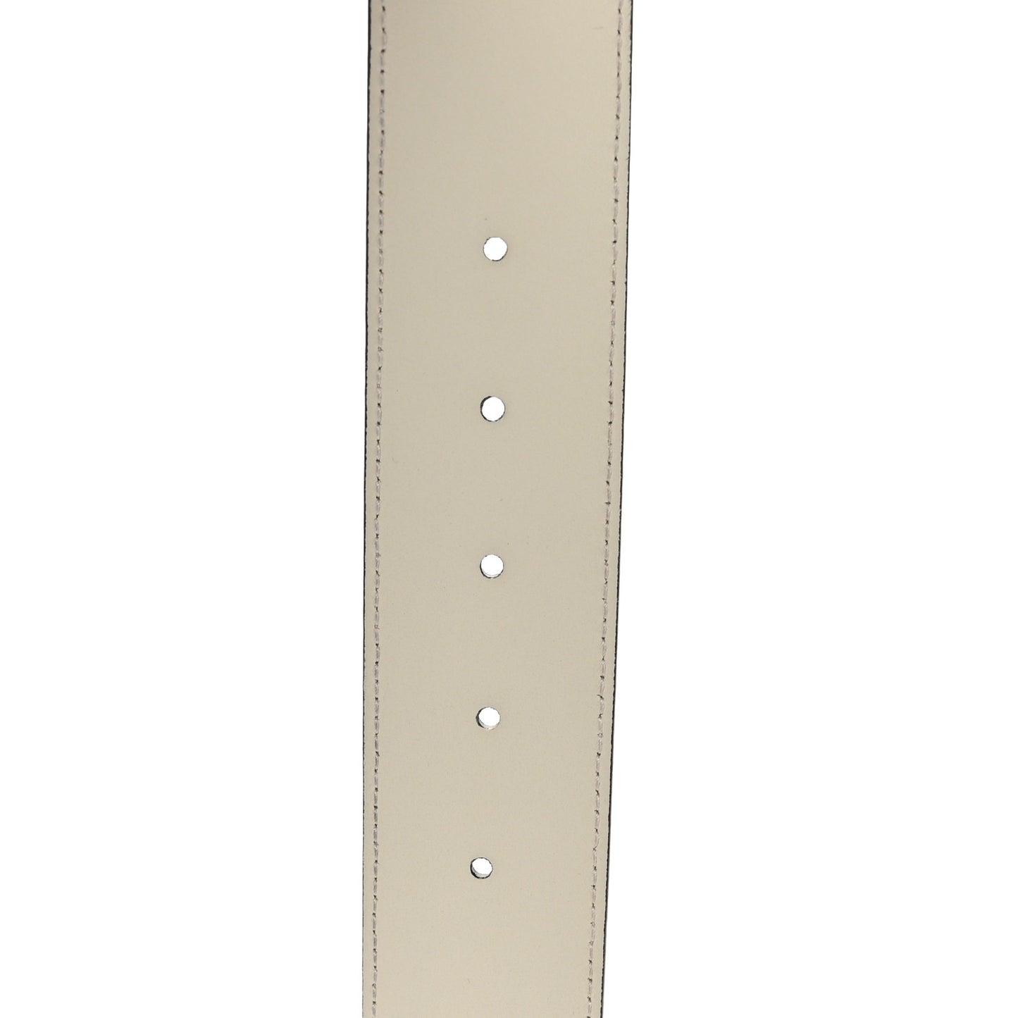 Calfskin Double G 40mm Belt 80 32 Mystic White