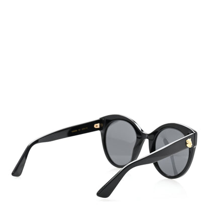 Gucci Round GG Sunglasses GG0028S Black 4 of 9