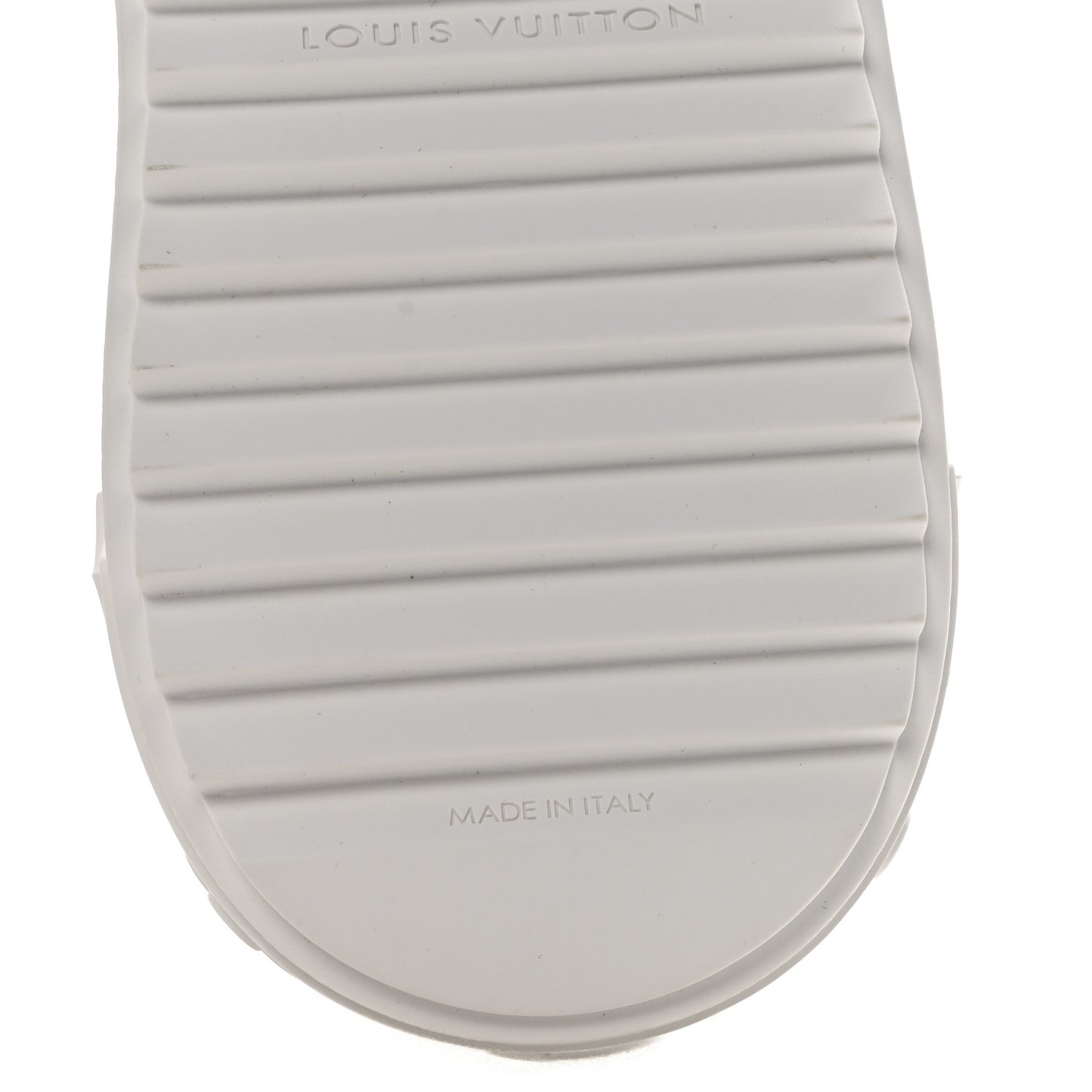 Lambskin Embossed Monogram Time Out Sneakers 39.5 White