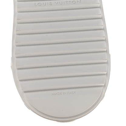 Louis Vuitton Lambskin Embossed Monogram Time Out Sneakers 39.5 White 7 of 9