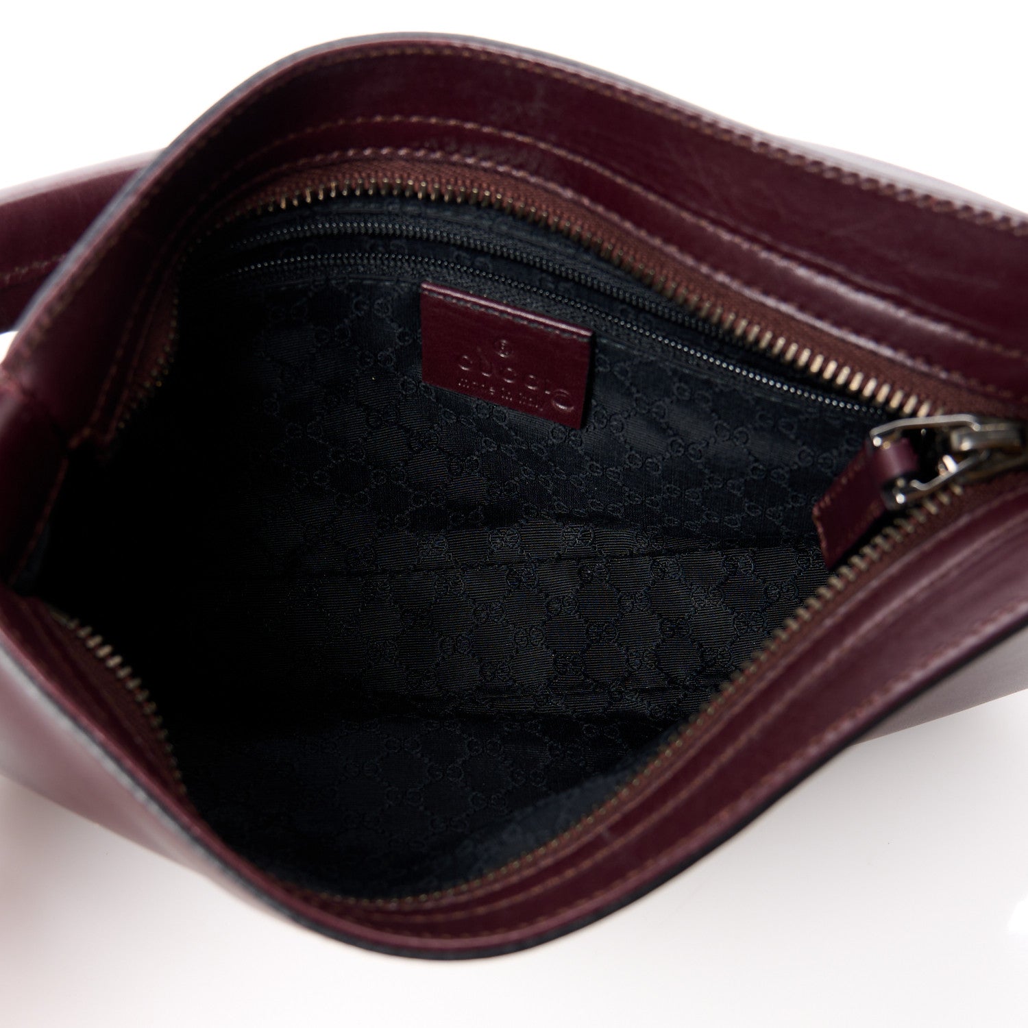 Gucci Calfskin Pochette Burgundy 5 of 10