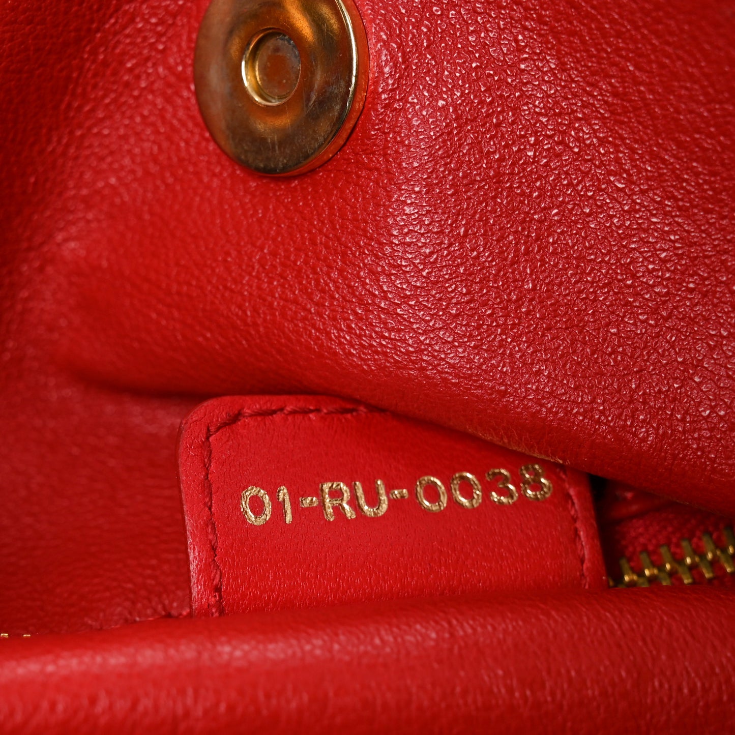 Lambskin Woven Large Dior Soft Tote Rouge Moyen