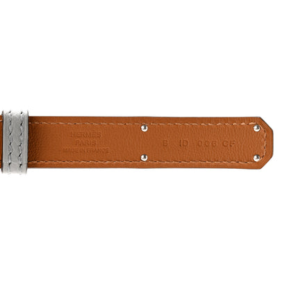 Hermes Epsom Kelly Belt Bleu Glacier 3 of 5