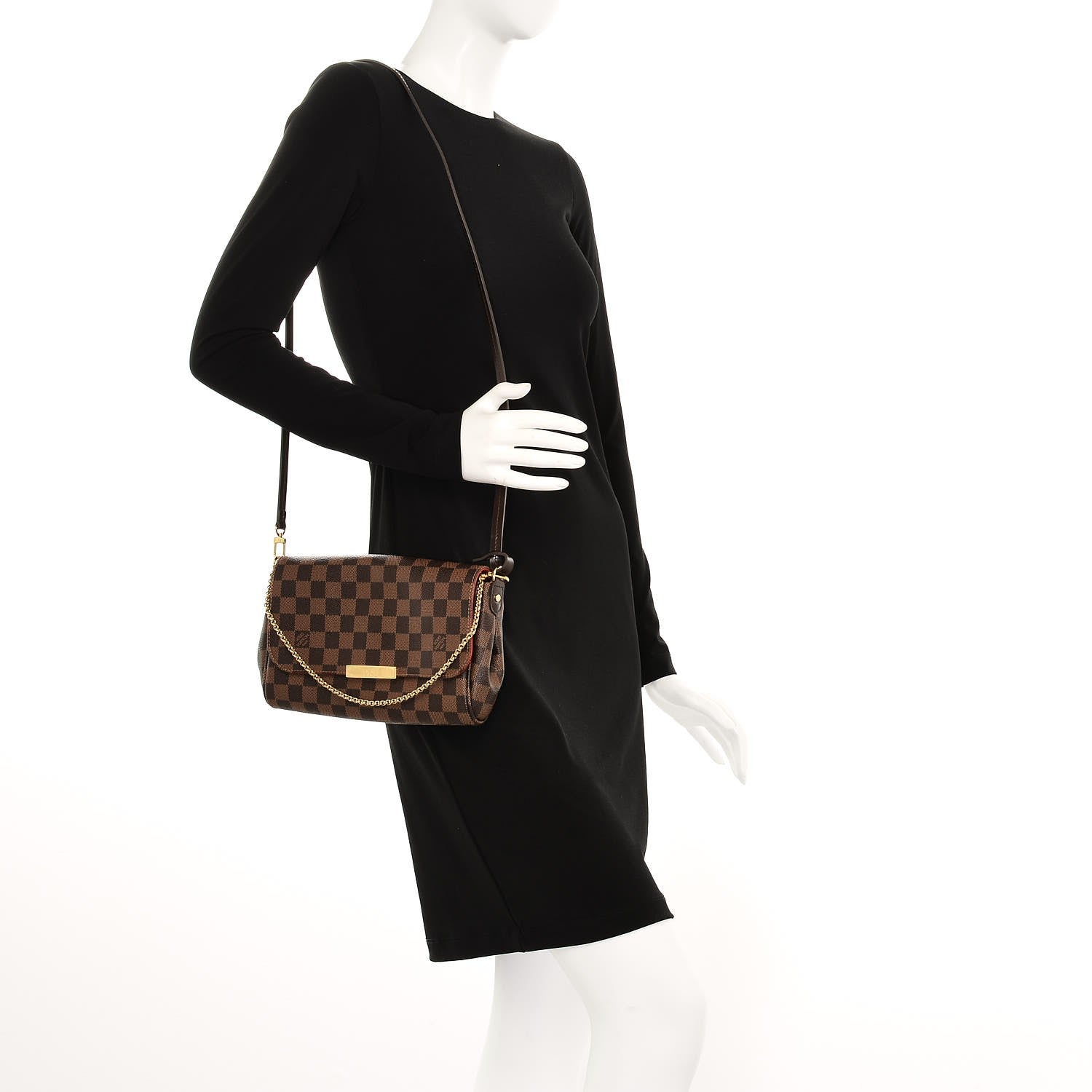Louis Vuitton Damier Ebene Favorite MM 2 of 10