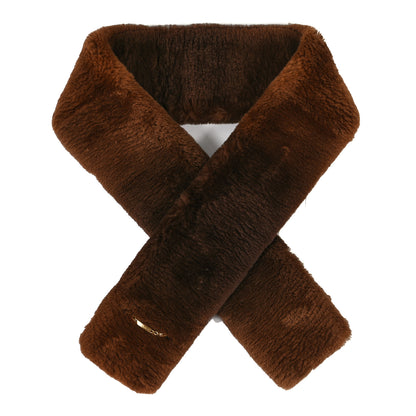 Chanel Fur CC Scarf Brown 1 of 3