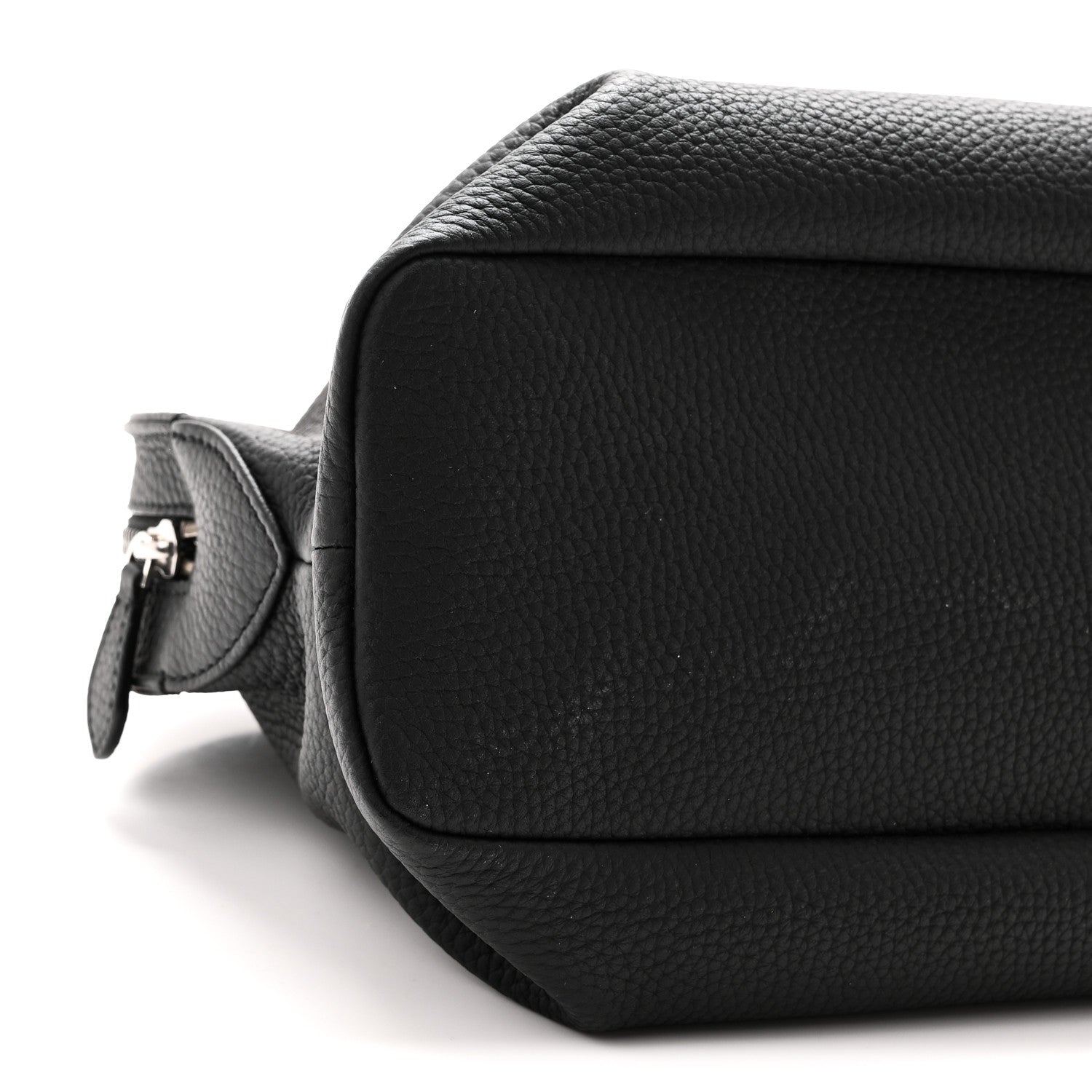 The Row Matte Grained Calfskin Agnes Bag Black 8 of 9