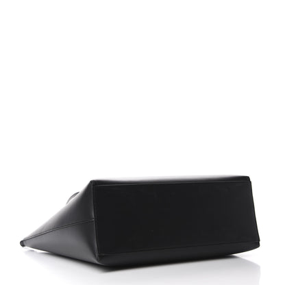 Versace Calfskin Shopping Tote Black 4 of 9