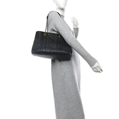 Bottega Veneta Lambskin Intrecciato Boutis MediumTote Black 2 of 12