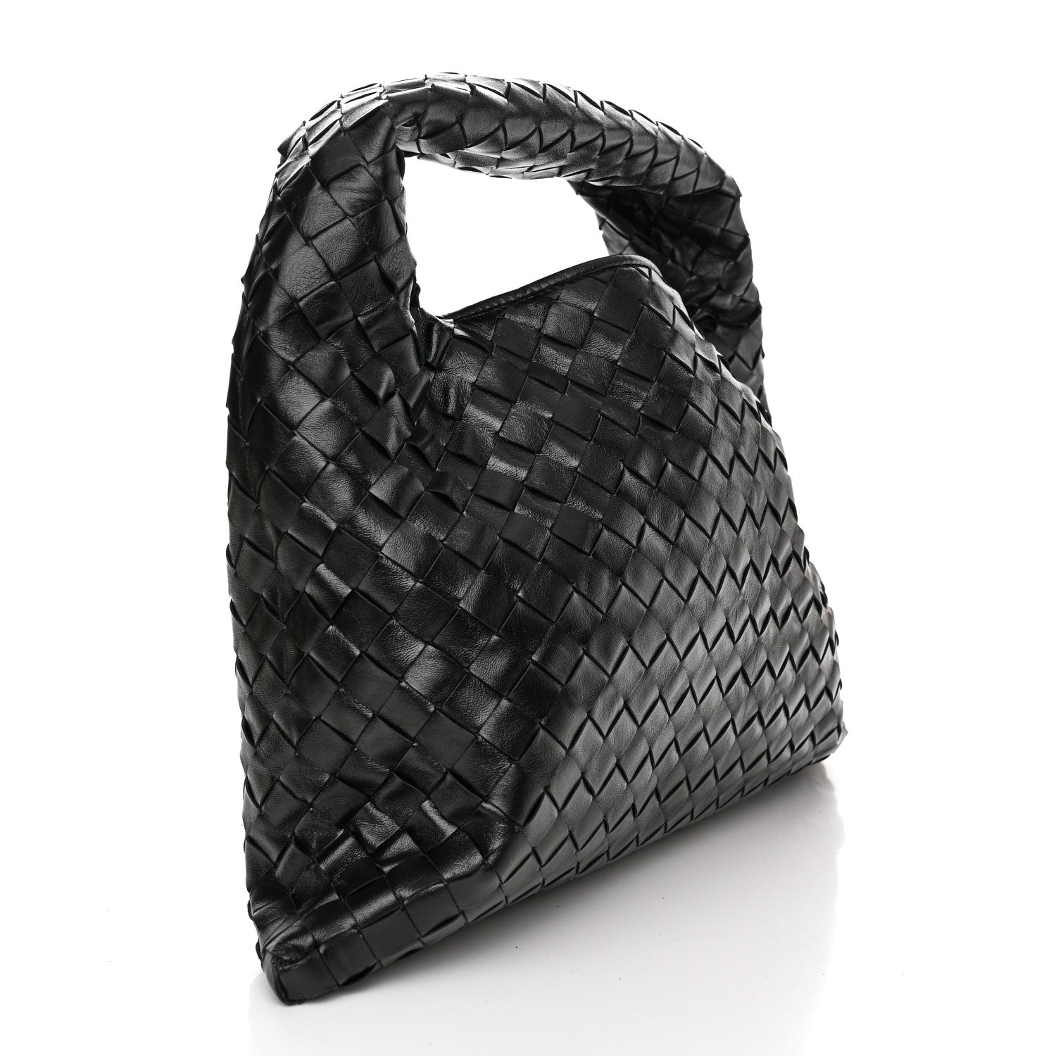 Bottega Veneta Calfskin Intrecciato Small Hop Black 3 of 9