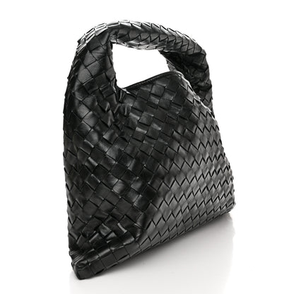 Bottega Veneta Calfskin Intrecciato Small Hop Black 3 of 9