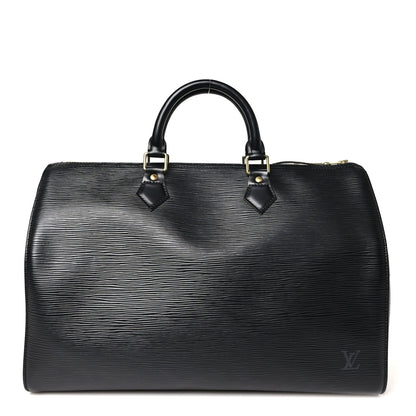 Louis Vuitton Epi Speedy 35 Black 1 of 9