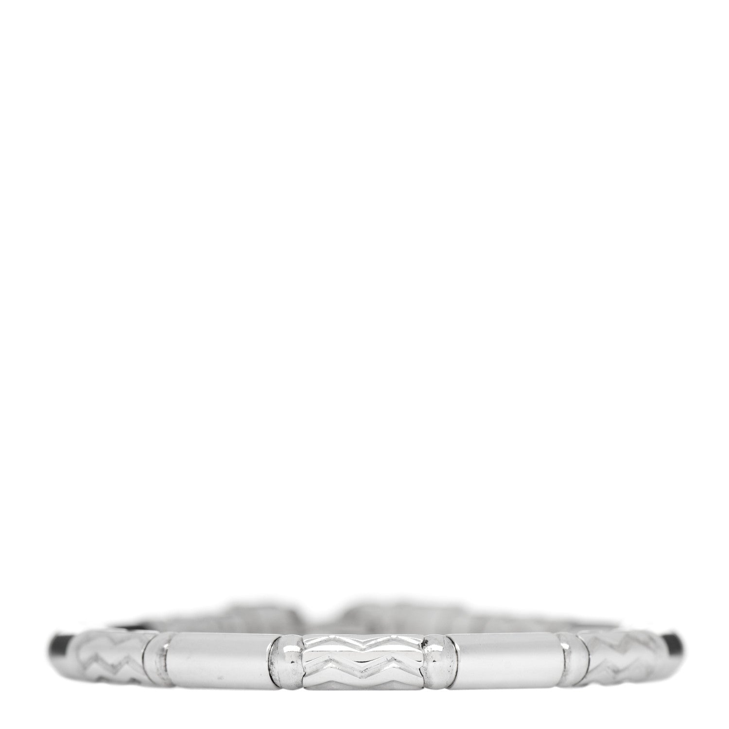 Tiffany Sterling Silver Aztec Zig Zag Bracelet 1 of 5