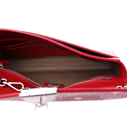 MCM Visetos Medium Tracy Crossbody Bag Ruby Red 5 of 8